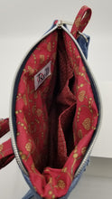 Load image into Gallery viewer, upcycled purse, recycled handbag, made in wisconsin, women&#39;s crossbody bag, shops near me
