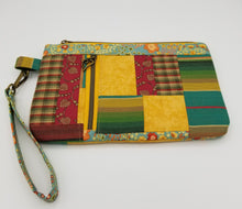 Load image into Gallery viewer, wristlet purse, wristlet handbag, handmade, women&#39;s clutch
