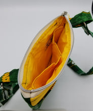 Load image into Gallery viewer, crossbody bag, quilted handbag, embroidered handbag, handmade crossbody
