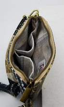 Load image into Gallery viewer, crossbody bag, quilted handbag, embroidered handbag, handmade crossbody
