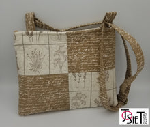 Load image into Gallery viewer, women&#39;s handbag, handmade, boutique green bay wisconsin, messenger bag, crossbody bag, quilted purse

