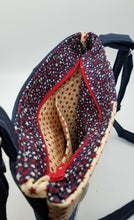 Load image into Gallery viewer, handmade bags, crossbody purse, crossbody bag, denim purse, shops green bay, boutique green bay

