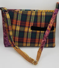 Load image into Gallery viewer, crossbody bag, women&#39;s handbag, boutique green bay, upcycled, recycled bag, shoulder bag
